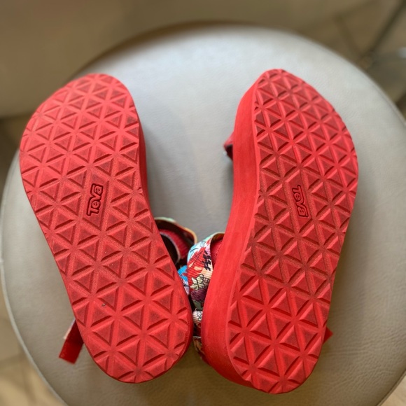 Teva Misa Hylton Multicolor Platform Sandals 8 - Picture 8 of 8